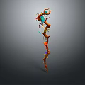 Scepter Ancient Scepter Cane Ancient Scepter Magic Scepter Metal Scepter Classical Scepter Magic Scepter 3d model