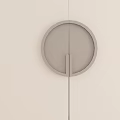 Elegant Modern White Double Doors Design With Wooden Wall Panels In Home Interior