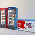 Commercial Display Refrigerators and Freezers for Coca Cola Pepsi and Wall's Ice Cream Beverages
