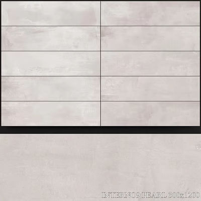 Minimalist Light Colored Building Components With Panel Design And Smooth Surface 3d model