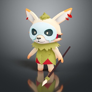 Fox Cartoon Fox Small Fox Cartoon Characters Cartoon Animals Cartoon Small Animals Game Characters 3d model