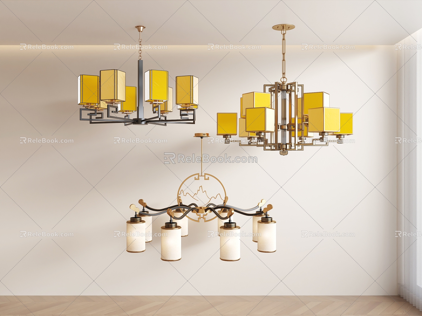 New Chinese Chandelier Chinese Chandelier Chandelier Lamps model