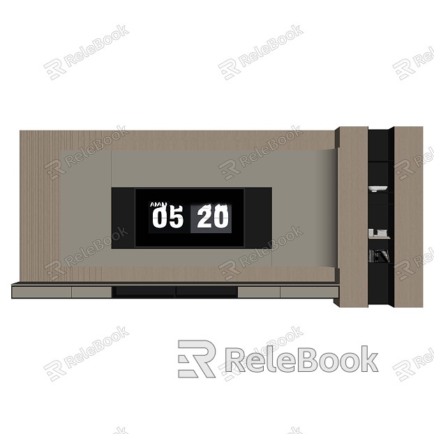 background wall TV background wall model