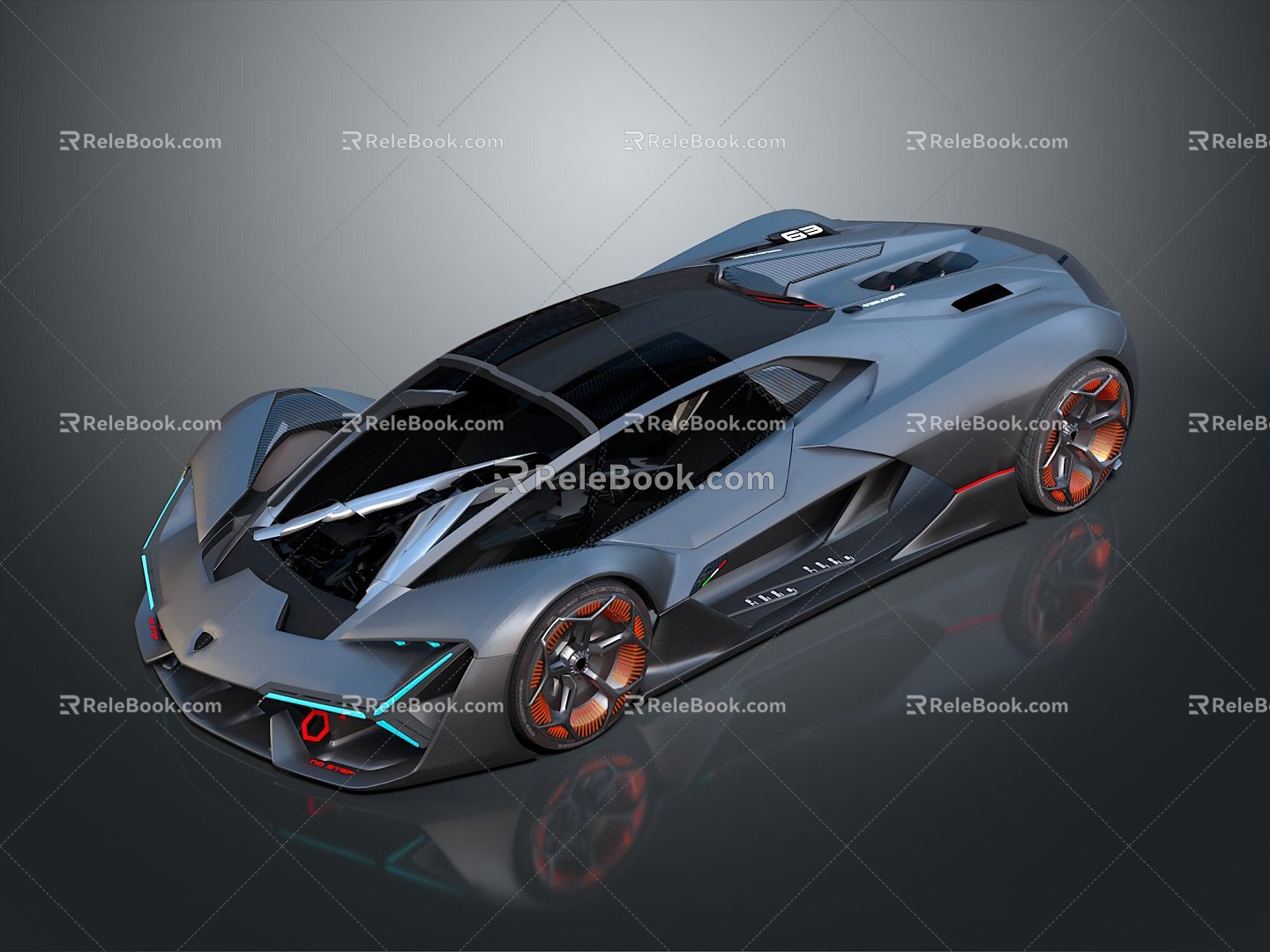 Hyundai Lamborghini Lamborghini Limborghini Lamborghini 3d model