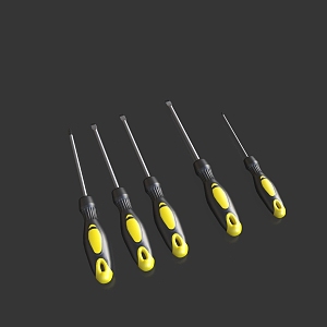 Screwdriver Phillips Screwdriver Flat-blade Screwdriver suit Hardware Tool Torx Screwdriver Combination suit Screwdriver Set 3d model