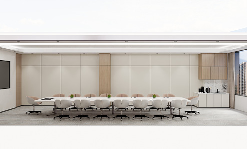 Modern Meeting Room Research and Judgment Room Activity Room 3d model