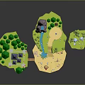 Game Environment Game Scene Fairy Tale Scene Fairy Tale Magic Scene Magic Item Fantasy Scene 3d model
