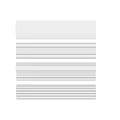 White Decorative Mouldings with Various Design Profiles for Interior Decoration