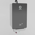 LIVEWELL Gray Wall Mounted Water Heater With Digital Temperature Display 38° For Home Use