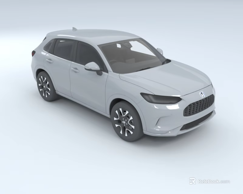 Modern Silver SUV Car Featuring Streamlined Body Black Wheels And Front Design 3d model 