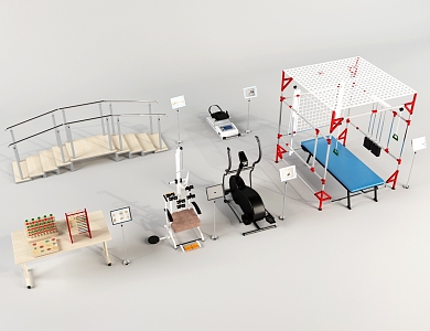 Modern Rehabilitation Equipment 3d model