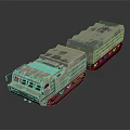 Heavy Duty Tracked Military Vehicle With Camouflage Paint And Multi Compartment Structure