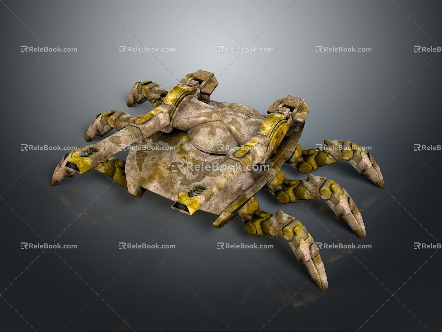 Mech tank mech insect mech spider crab machine crab mechanical crab mech crab 3d model