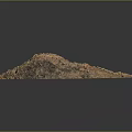 Natural Rough Surface Rock Formation With Brown And Black Mineral Texture