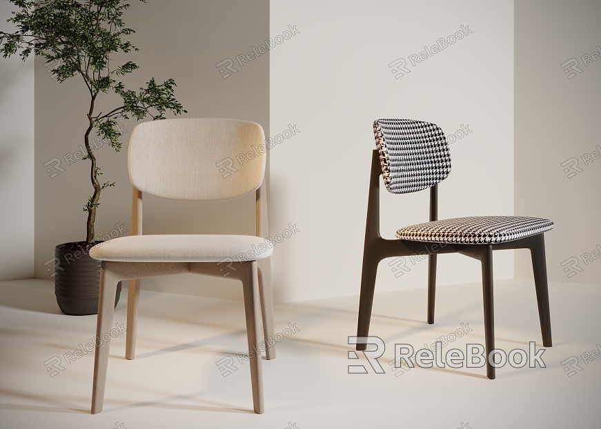 Log Dining Chair model