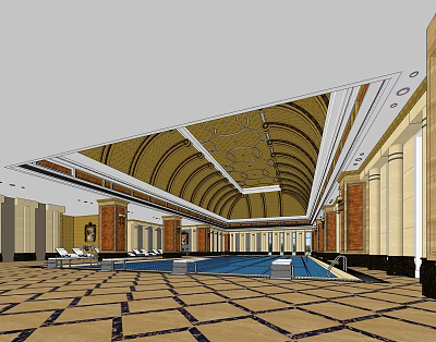 swimming pool jane ou swimming pool 3d model