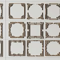 New Chinese Carved Combination 3d model