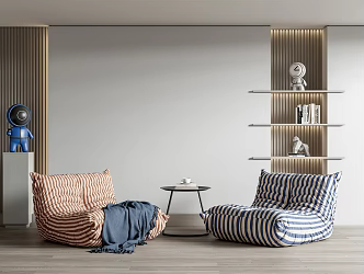 Modern Lazy Sofa Caterpillar Sofa 3d model