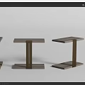 Modern Minimalist Side Tables With Wooden Tops Metal Frames Round Square Designs