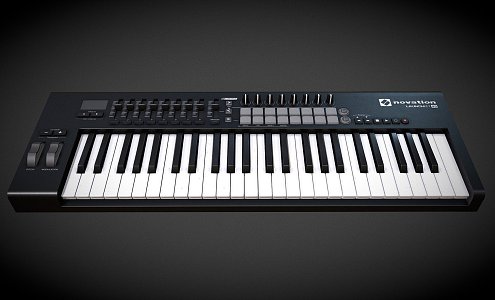 Electronic Piano Instrument 3d model