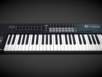 Electronic Piano Instrument 3d model