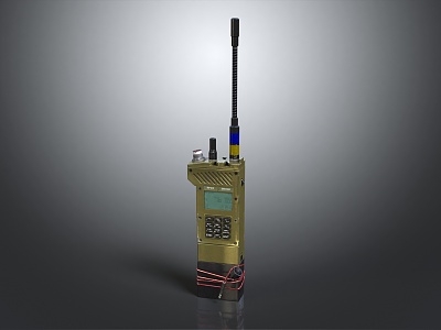 Modern Walkie-talkie Military Walkie-talkie 3d model