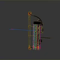 Crossbow Mechanical Crossbow Shift Bow and Arrow Shoot Far Equipment Weapons High-tech Crossbow 3d model