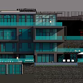 Modern Detached Villa With Large Glass Walls Multi Level Design And Outdoor Terrace