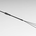 Industrial Equipment Slender Rod Structure With Multiple Thin Prongs For Precision Sensing Applications