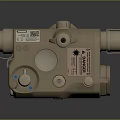 Infrared Steiner Laser Pistol Light Source Firearm Sight Firearm Device 3d model