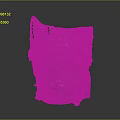 Colorful Layered Abstract Sculpture With Textured Surface And Modern Art Design