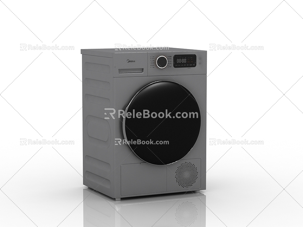 Modern washing machine drum washing machine 3d model