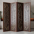 Screen partition 3d model