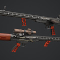 Modern Sniper Rifle 3d model