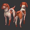 Modern Dog Pet Dog 3d model