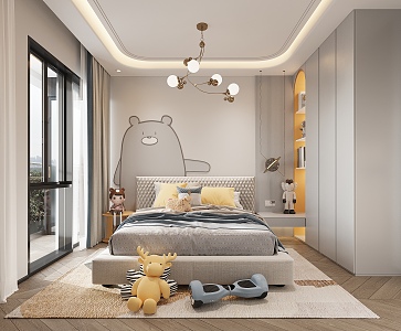 Children's room 3d model