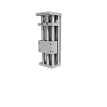 Gray Metal Mechanical Linear Module With Frame And Screw Components