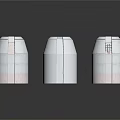 White Paper Craft Spacecraft Models With Folded Structural Design For Cosmic Exploration