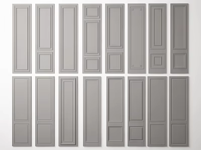 Various Stylish Wall Paneling Designs For Interior Home Decor And Renovation 3d model