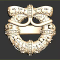 Women's Luxurious Gold Fashion Ring With Intricate Filigree Design And Ornate Details