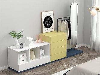 Modern Hangers 3d model