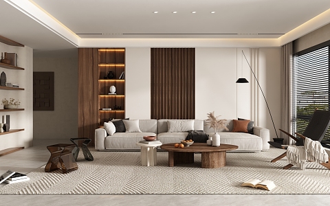 The Silent Living Room 3d model