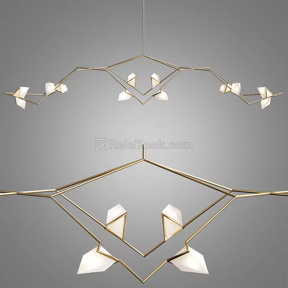 Alien chandelier 3d model