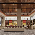 Elegant Modern Premium Health Supplement Specialty Store Interior With Organized Display Shelves And Cozy Lighting