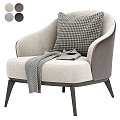 Modern Single Sofa Leisure Chair 3d model