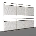 Black Metal Mesh Fence Panels With Portable Design For Construction Areas