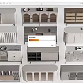 Modern Entryway Cabinet And Side Cabinet Design With Storage Drawers Open Shelves And Sleek Doors