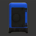 Blue Commercial Safe With Secure Lock And Durable Exterior Design