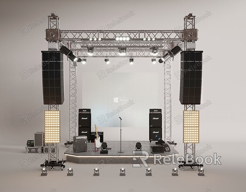 Stage Rack Lighting Equipment Sound Equipment Musical Instruments model