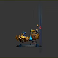 Robot Assistant Small Robot Butler Robot Butler Figure Game Figure 3d model